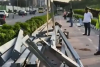 Part of solar roof cycling track in Hyderabad dismantled