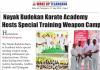 Nayak Budokan Karate Academy Hosts Special Training Weapon Camp