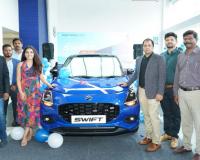 Actress Soniya Singh  Grand Launched The EPIC New Swift Car at Pavan Motors in Serilingampally