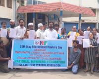 Street Vendors Seek GHMC Certification