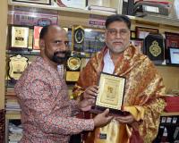 Ali Bin Ibrahim Masqati Honored with Wakeup Telangana Award