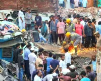 Three dead, six trapped after building collapse in Meerut