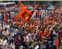 Hanuman flag removal row: Hindu activists protest ‘torture’ by Karnataka Police