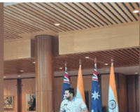 Rohit Sharma hails India, Australia relations at Australian Parliament