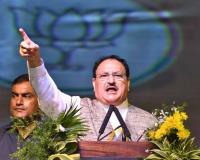 JP Nadda Slams Congress's One-Year Rule in Telangana at BJP Public Meeting in Saroornagar