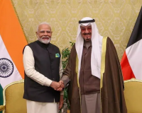 Kuwait’s PM sees-off PM Modi at airport after conclusion of historic visit