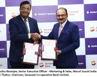 Maruti Suzuki Partners with Saraswat Bank for Retail Car Financing Solutions