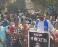 Hyderabad: Relatives Protest at Gandhi Hospital Over Ajay's Death