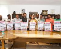 BRS MLC K. Kavitha Unveils TJRA Telangana Journalists Residential Association  Calendar