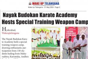 Nayak Budokan Karate Academy Hosts Special Training Weapon Camp