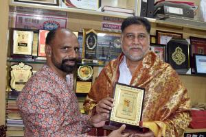 Ali Bin Ibrahim Masqati Honored with Wakeup Telangana Award