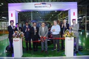 Isuzu Motors India Marks Major Milestone with One Lakh Vehicle Rollout from Sri City Facility