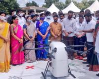 Trail of medical delivery drones launched at Vikarabad